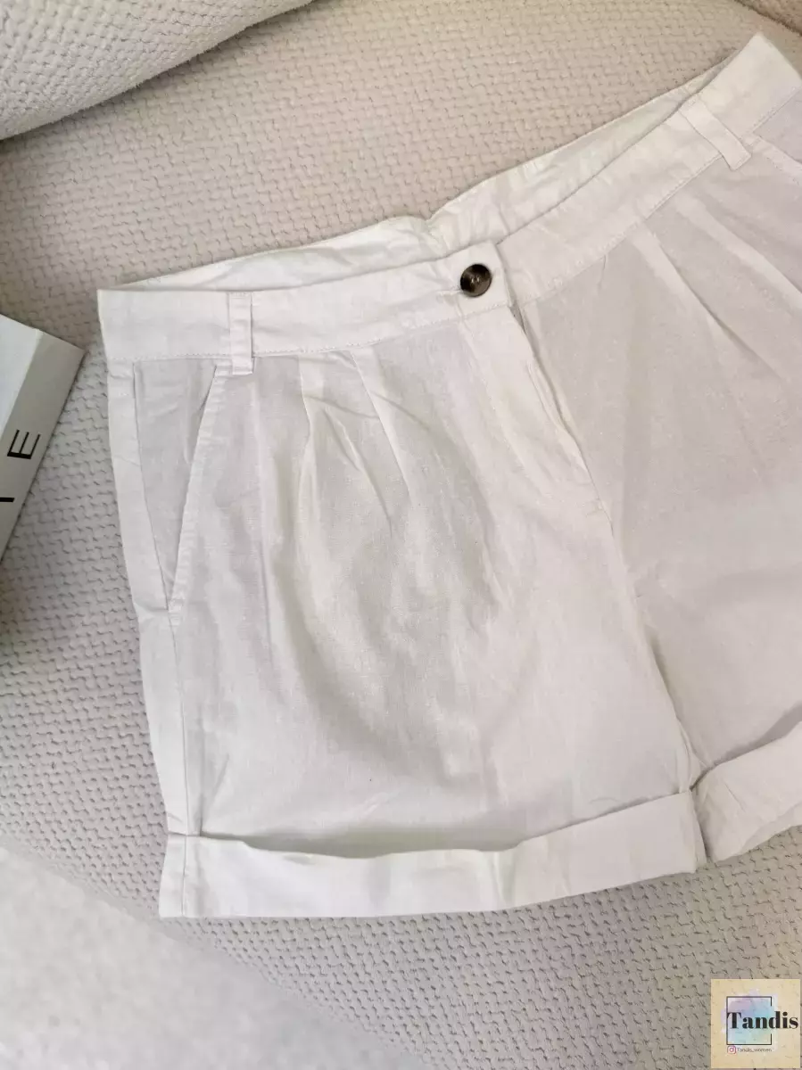 شلوارک سفید حراجی