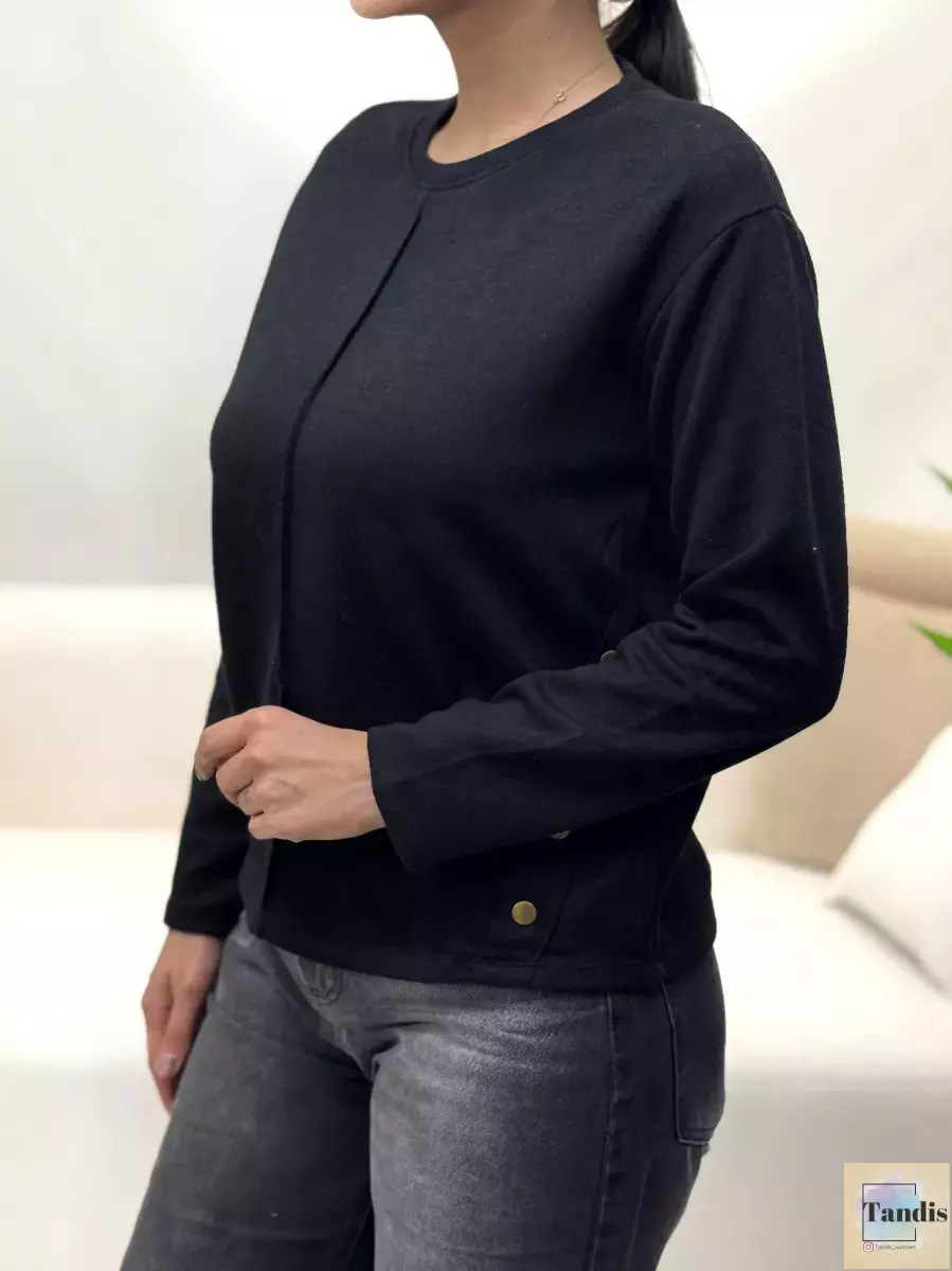 بافت بغل دکمه(مشکی-سبز-قرمز)