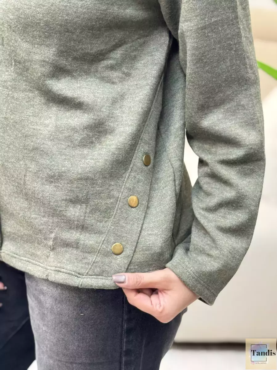 بافت بغل دکمه(مشکی-سبز-قرمز)