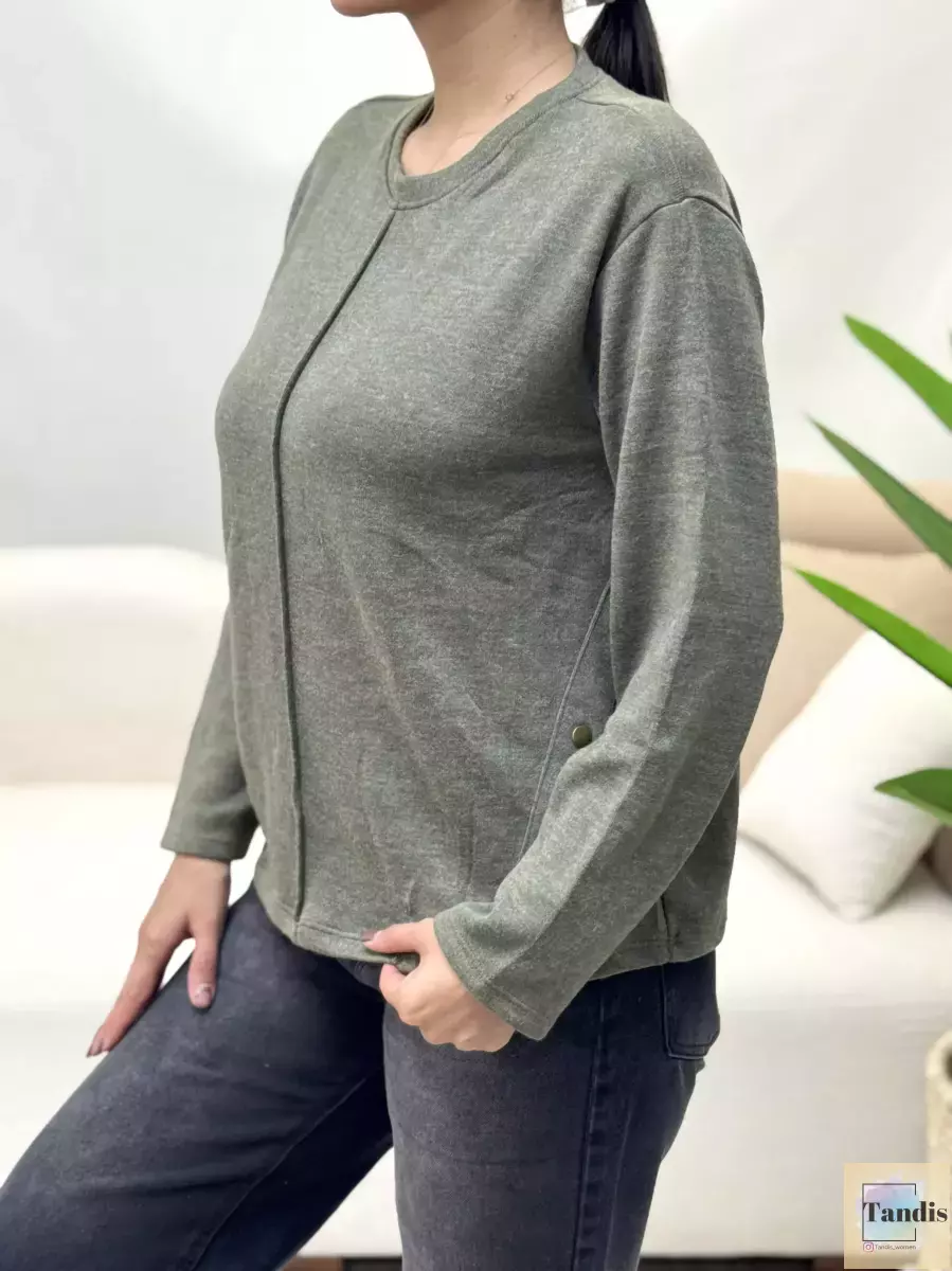 بافت بغل دکمه(مشکی-سبز-قرمز)