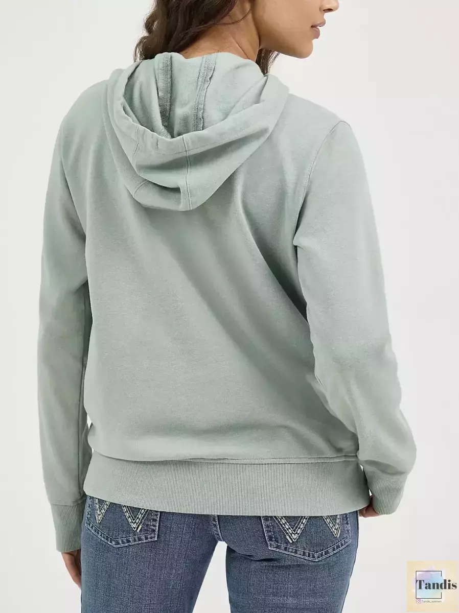 هودی wrangler(آجری-سبز)