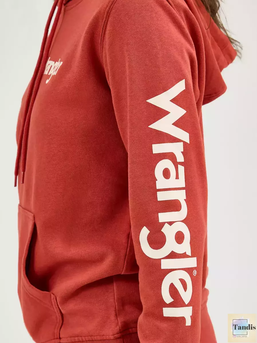 هودی wrangler(آجری-سبز)