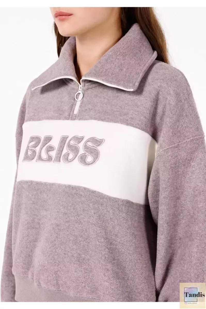 دورس نیم زیپ جلوگلدوزی