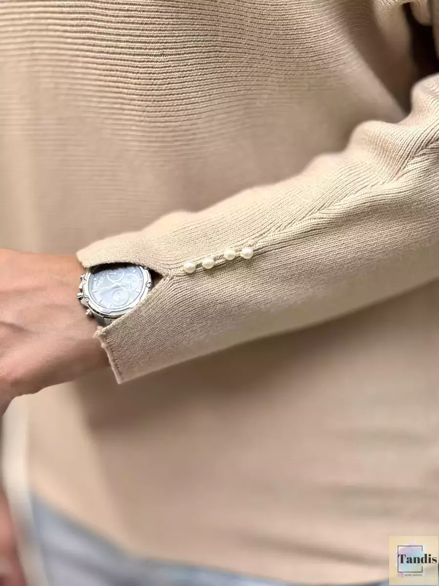 بافت آستین مروارید زارا