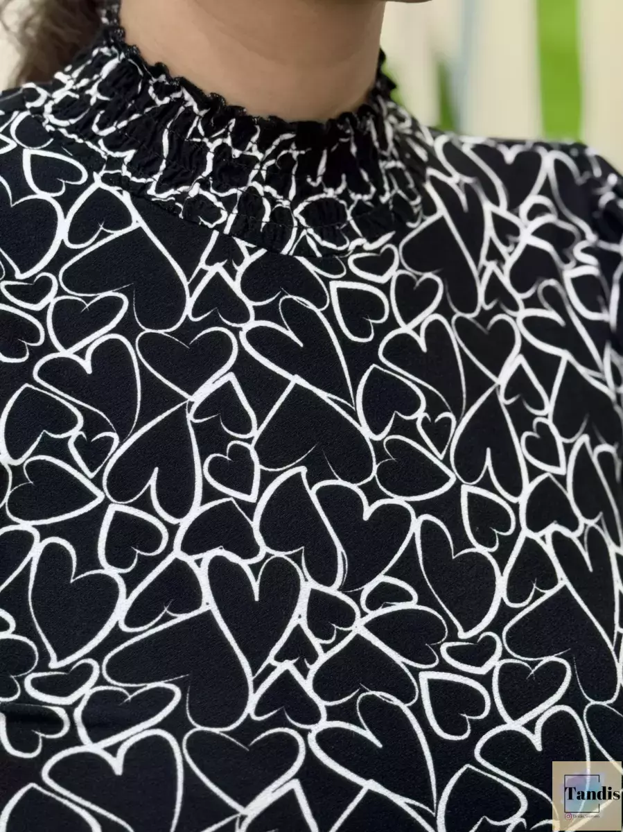 بلوز طرح قلب ال سی