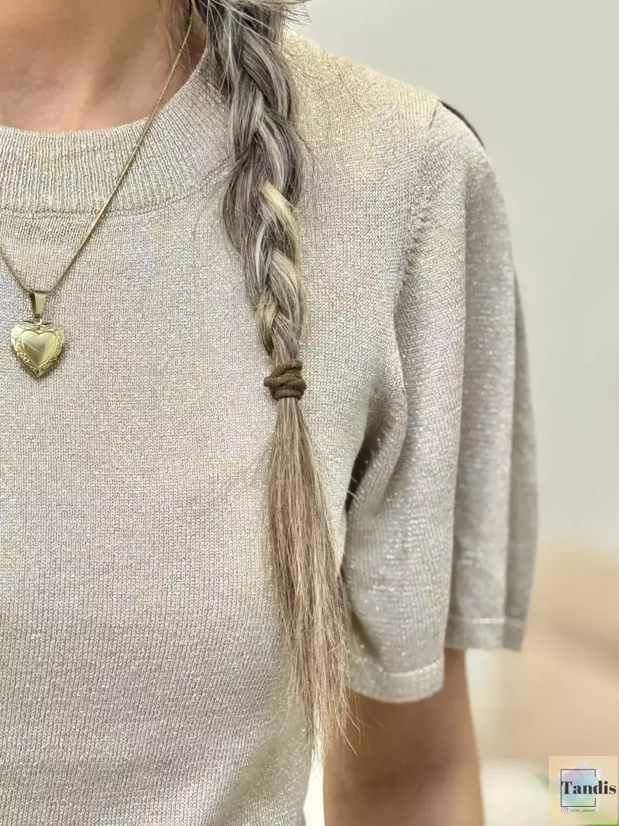 بافت لمه شاین دار(سبز و نسکافه ای)