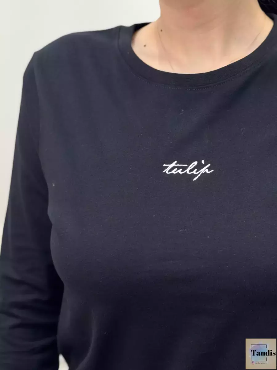 بلوز پاییزه مشکی AMERICAN HOLIC