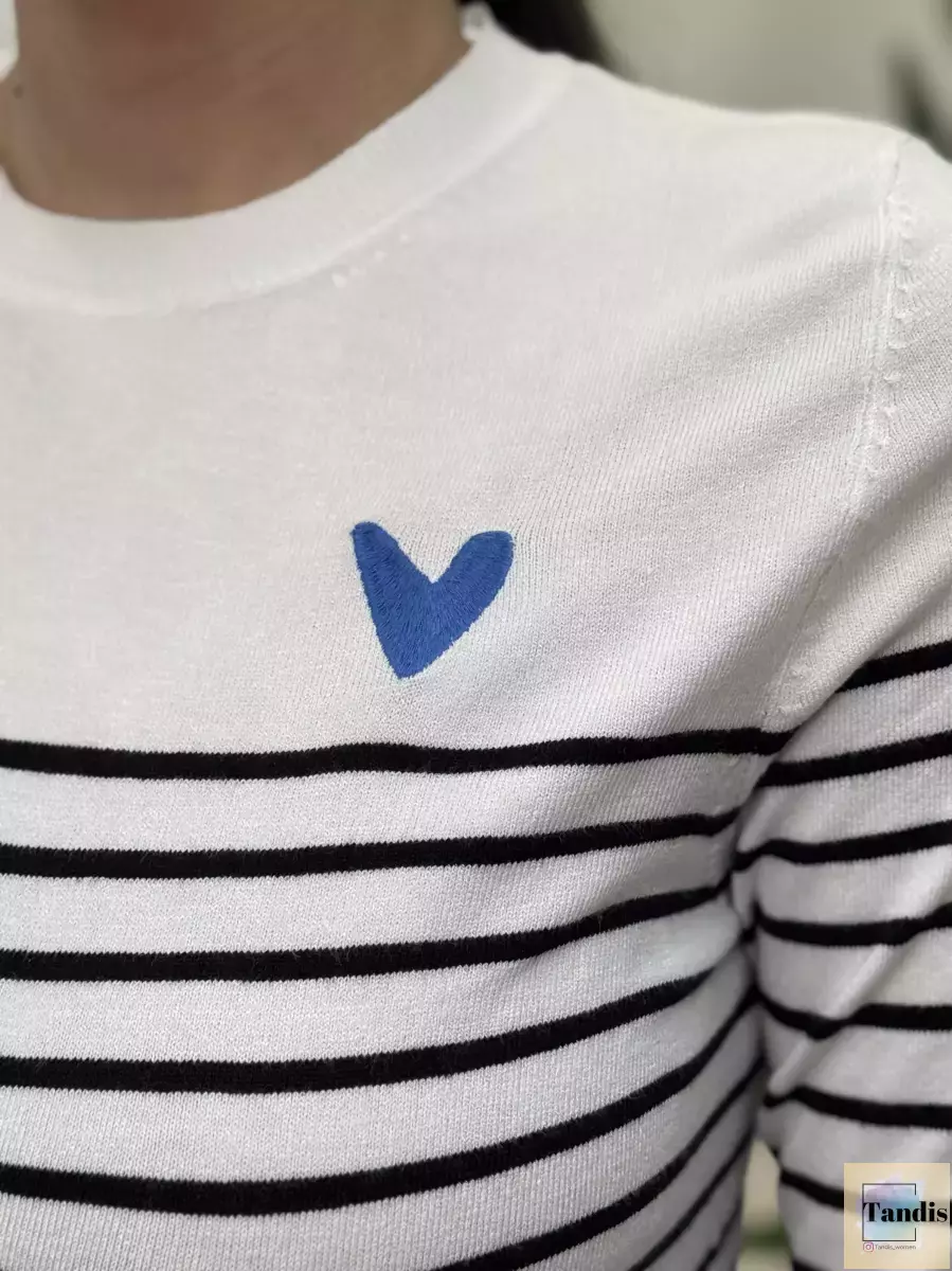 بافت راه راه(قلب گلدوزی)