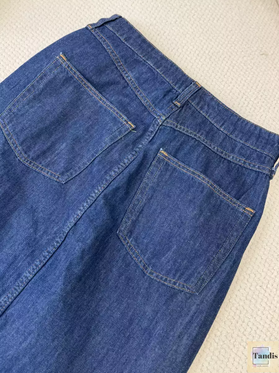 دامن جین تیره