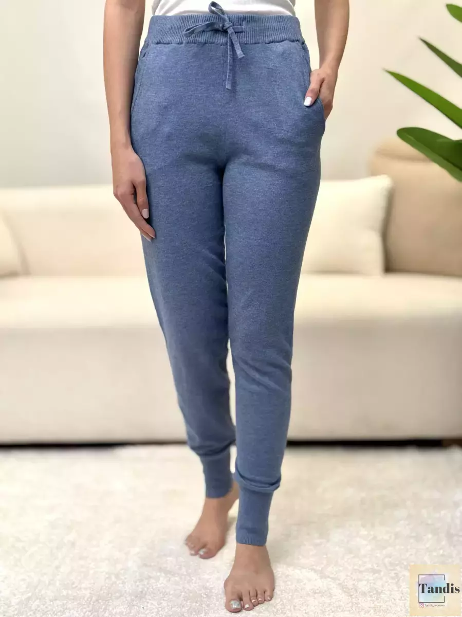 شلوار بافت(سبز-طوسی-آبی)