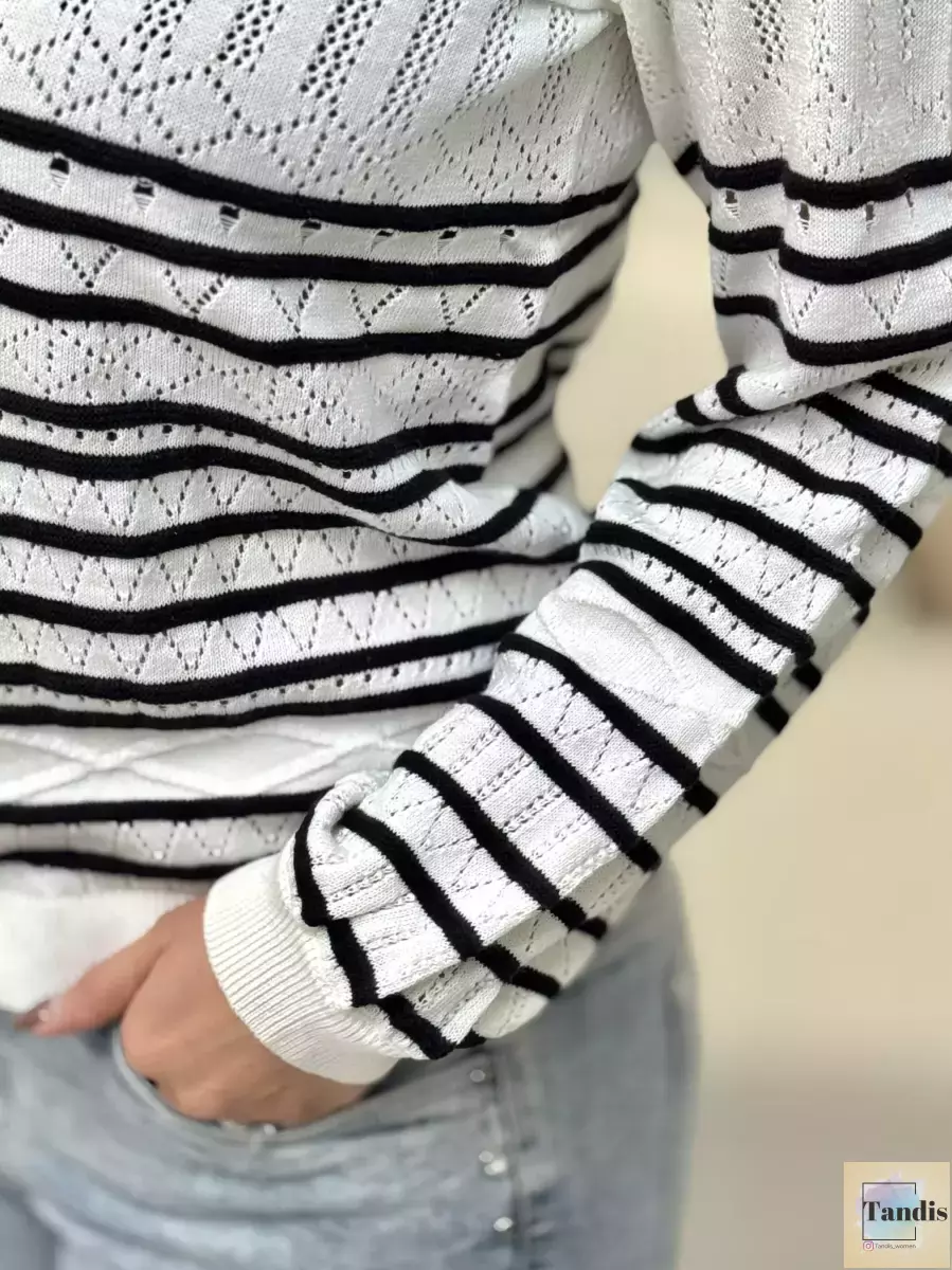 بافت شیری راه راه مشکی