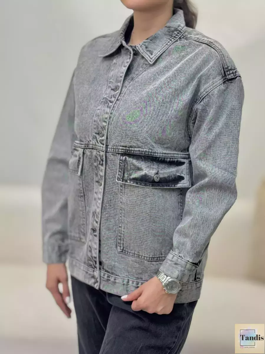 کت جین ذغالی DENIM