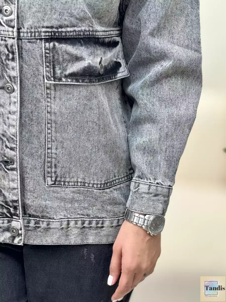 کت جین ذغالی DENIM