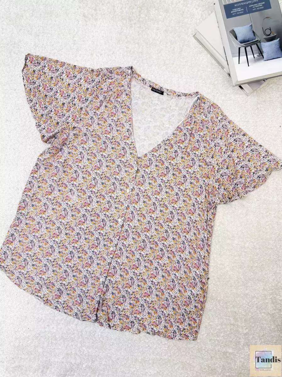 شومیز نخی طرحدار