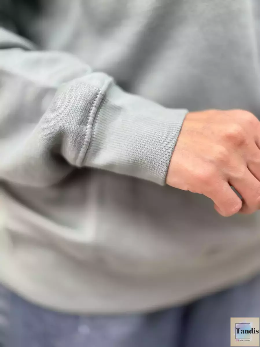 هودی سبز چاپ دار gina