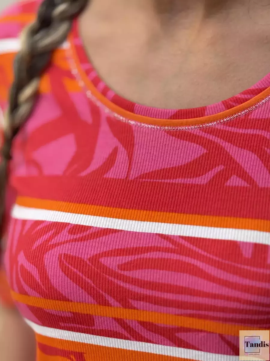 تیشرت کبریتی طرحدار (طرح روشن-طرح تیره)