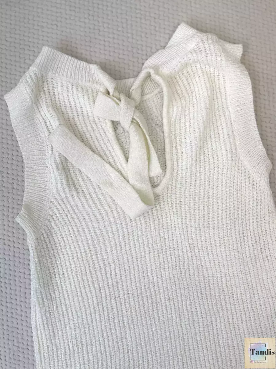 وست بافت پشت پاپیون(2رنگ)