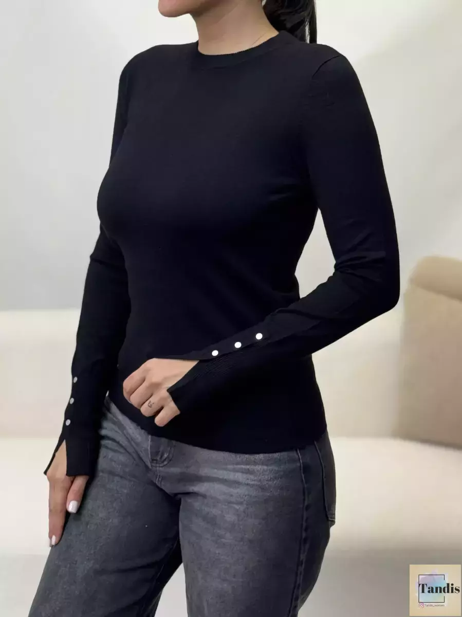 بافت یقه گردآستین دکمه