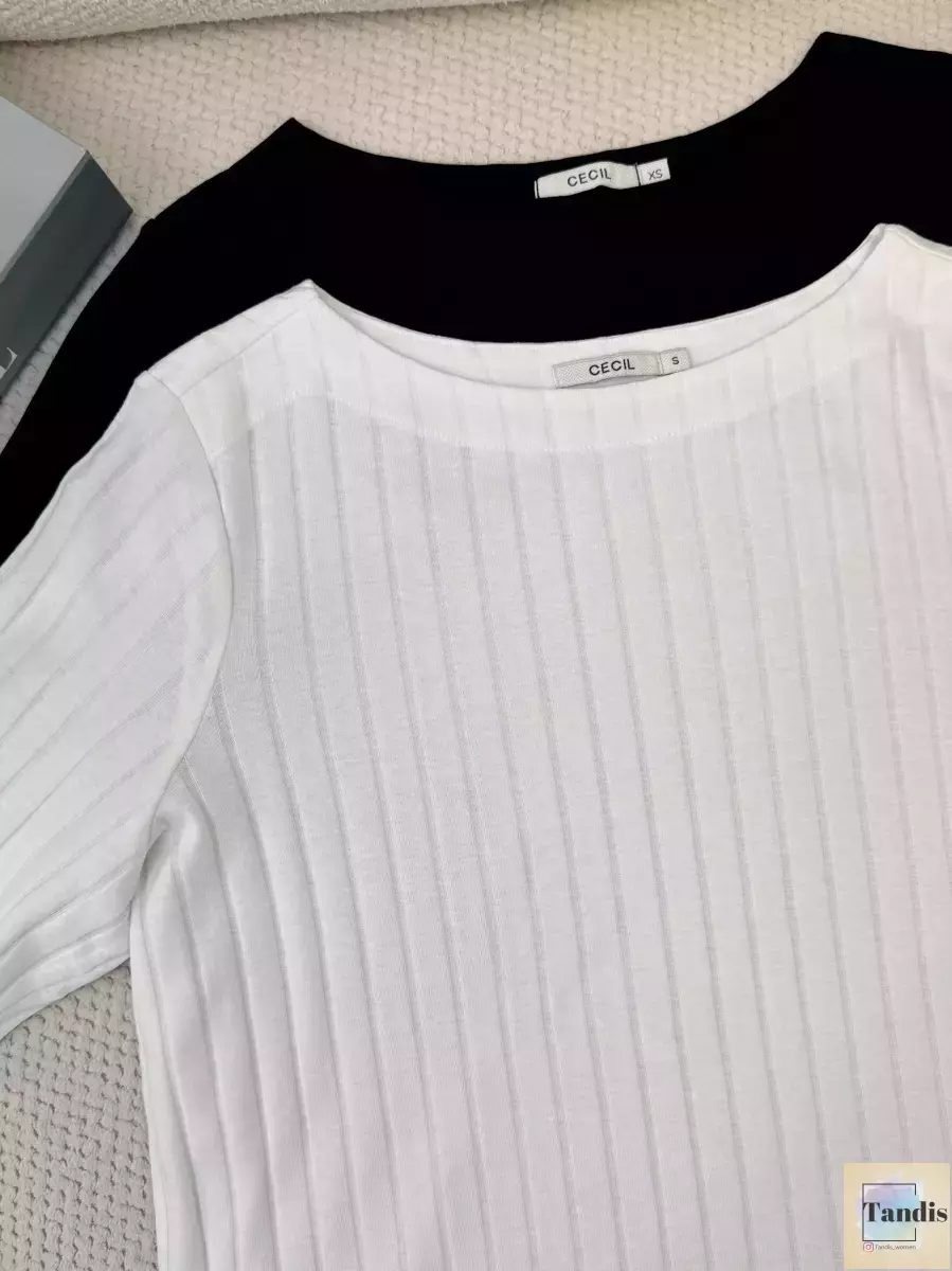 تیشرت راه راه آستین کوتاه سیسیل