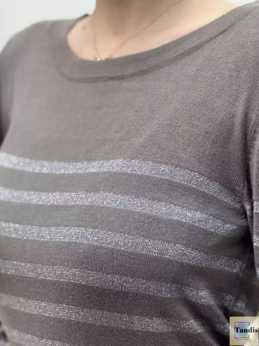 بافت لمه راه راه (مشکی-نسکافه ای)