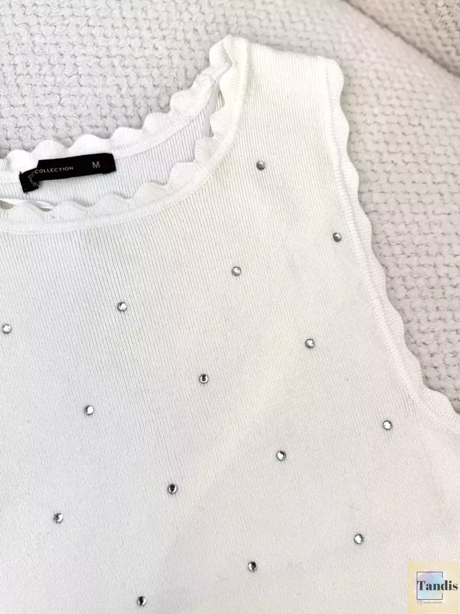 تاپ بافت نگین دار