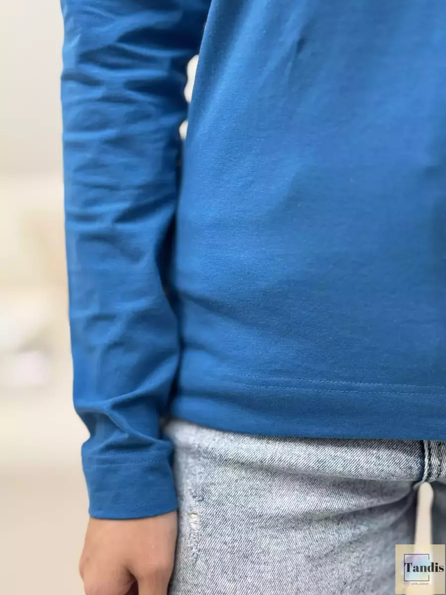 بلوز آستین بلند ساده