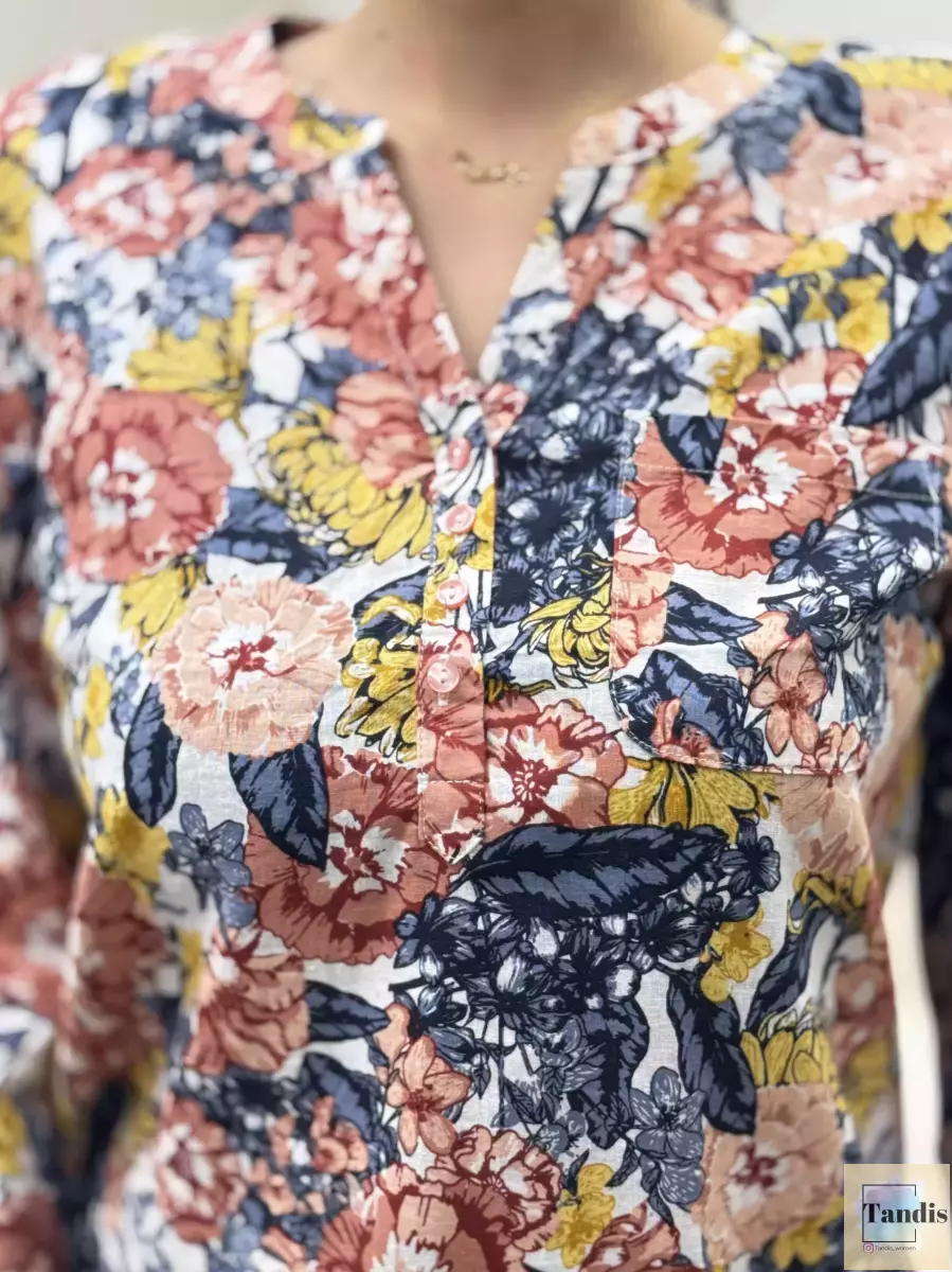 شومیز گلدار اسمارا