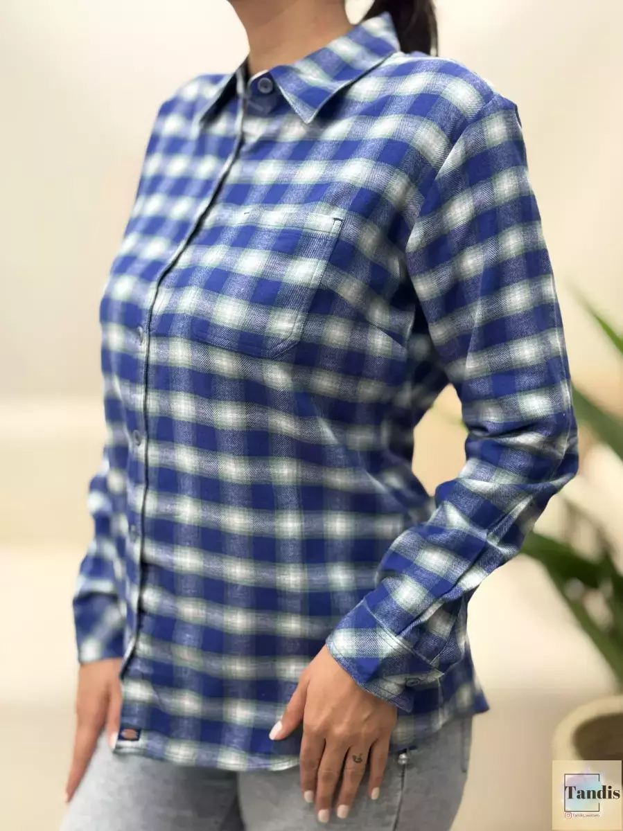 شومیز پشمی چهارخانه