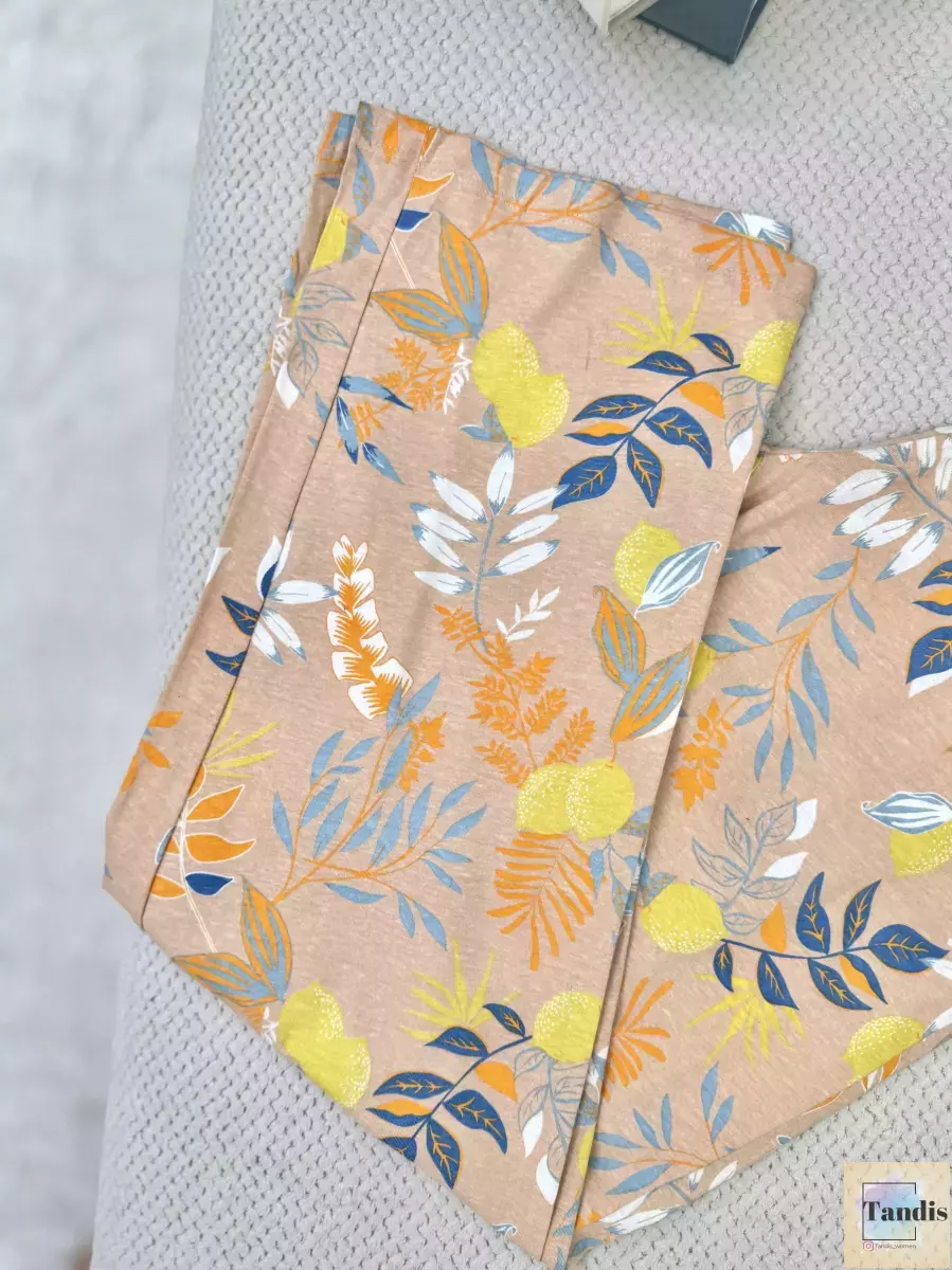 شلوار راحتی گلبهی گلدار