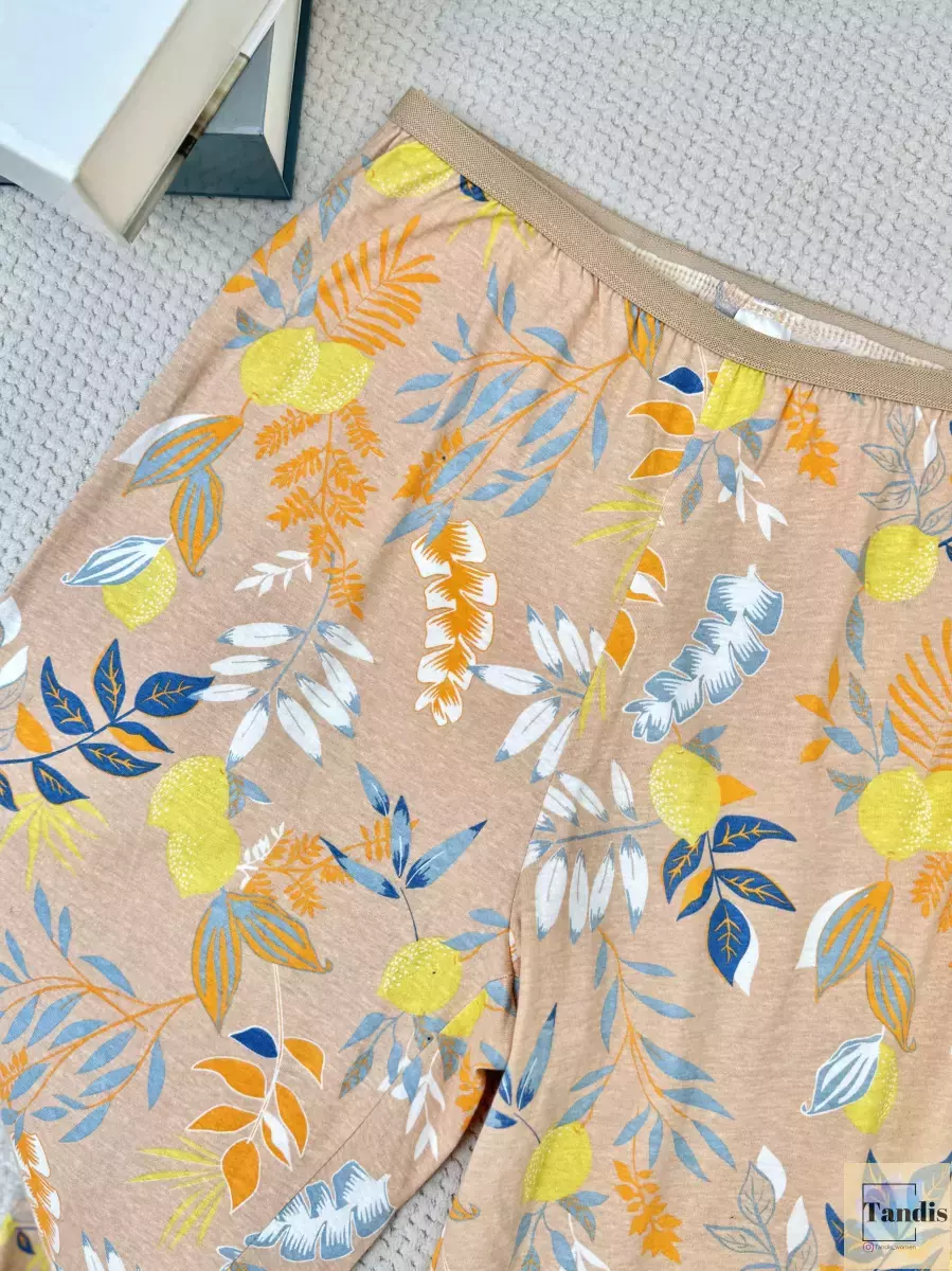 شلوار راحتی گلبهی گلدار