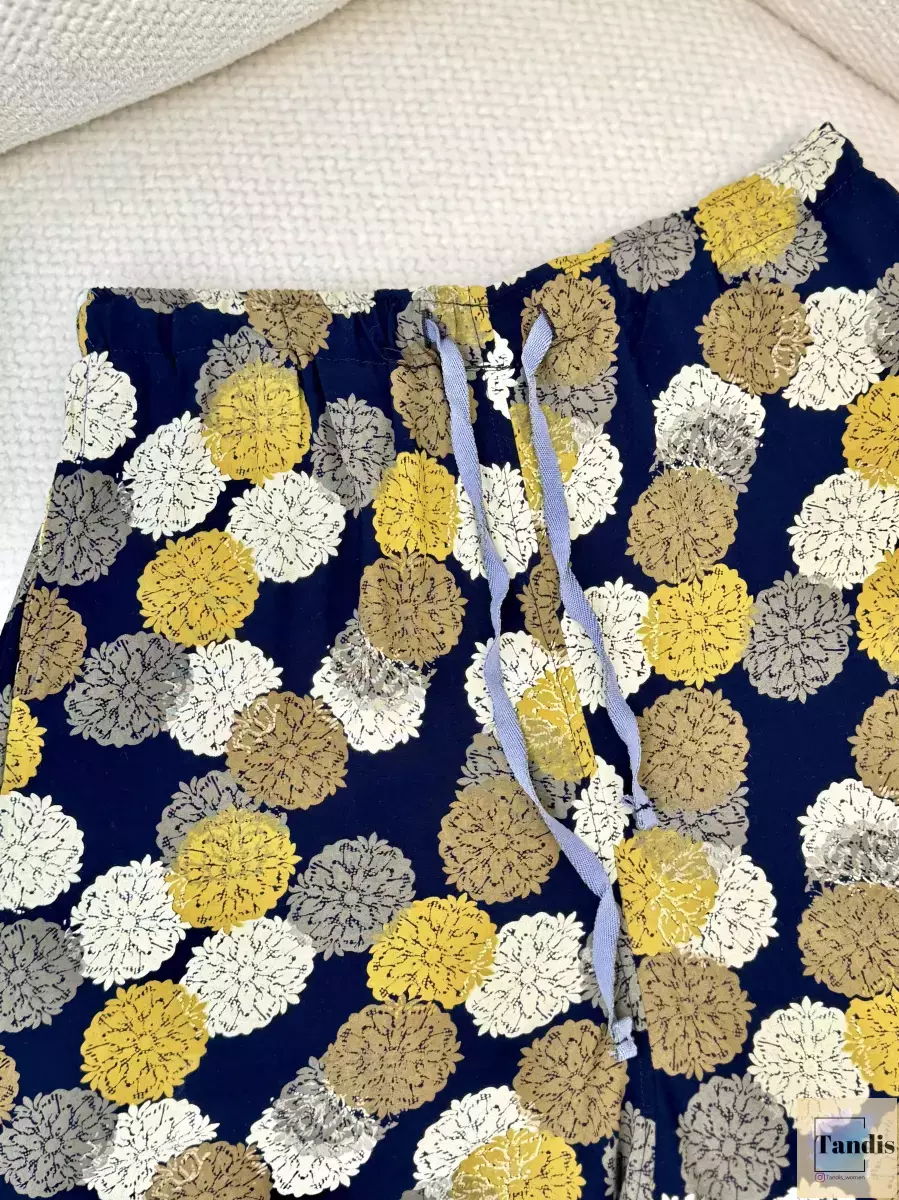 شلوارک گل دار حراجی 2رنگ