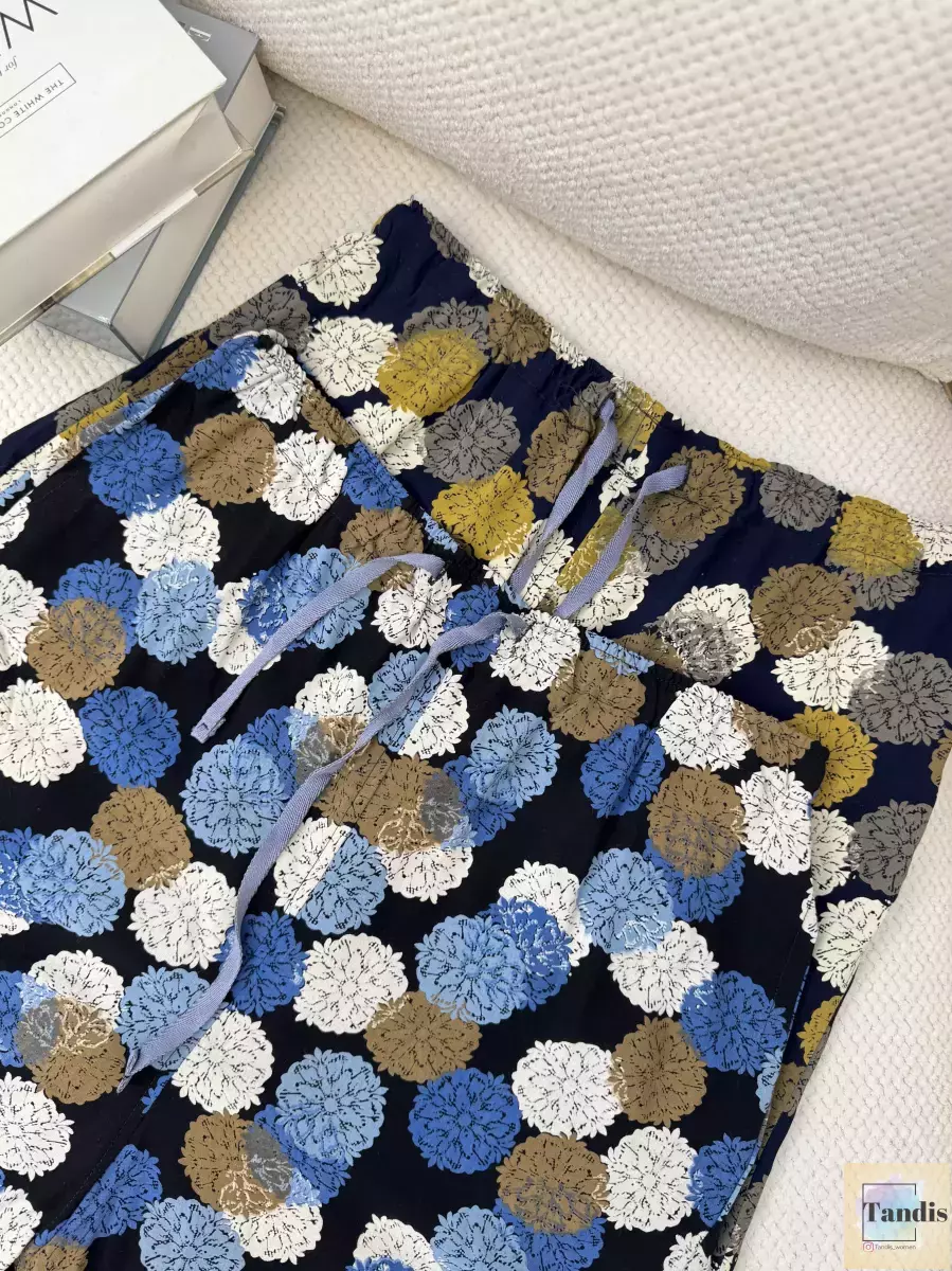 شلوارک گل دار حراجی 2رنگ