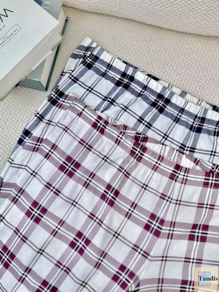 شلوار راحتی چهارخانه