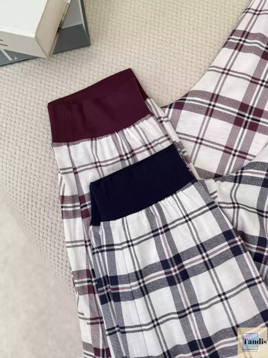 شلوار راحتی چهارخانه