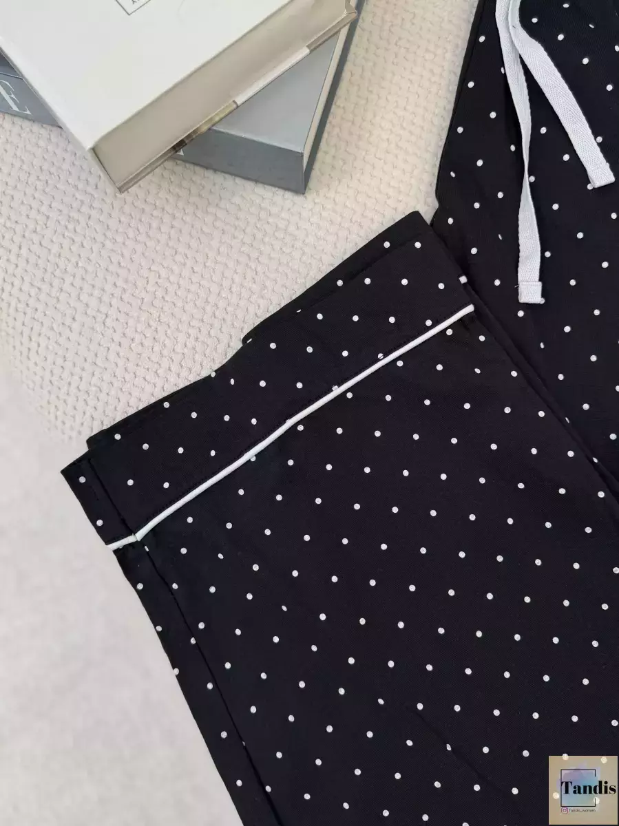 شلوارراحتی خال خالی(4رنگ)