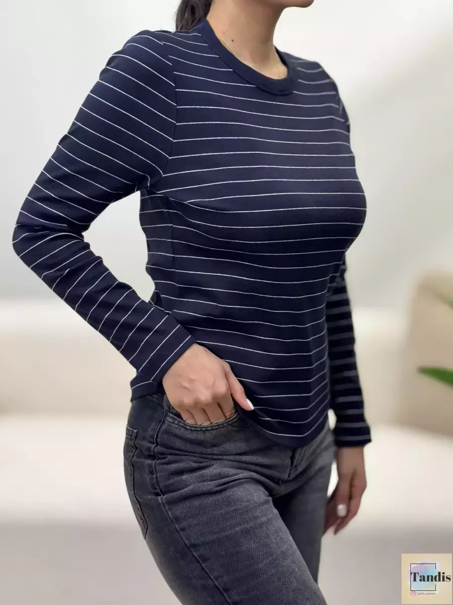 بلوز کبریتی راه راه cotton رنگبندی