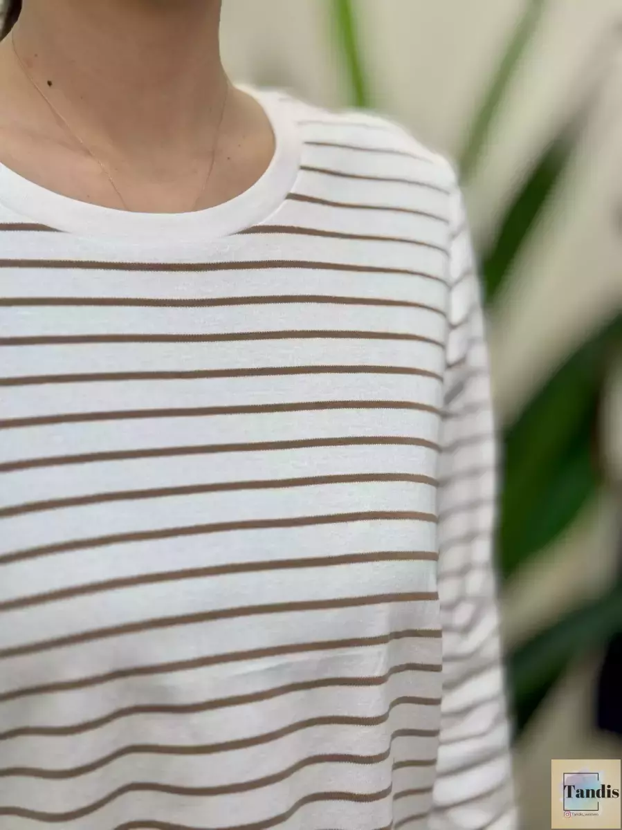 بلوز کبریتی راه راه cotton رنگبندی