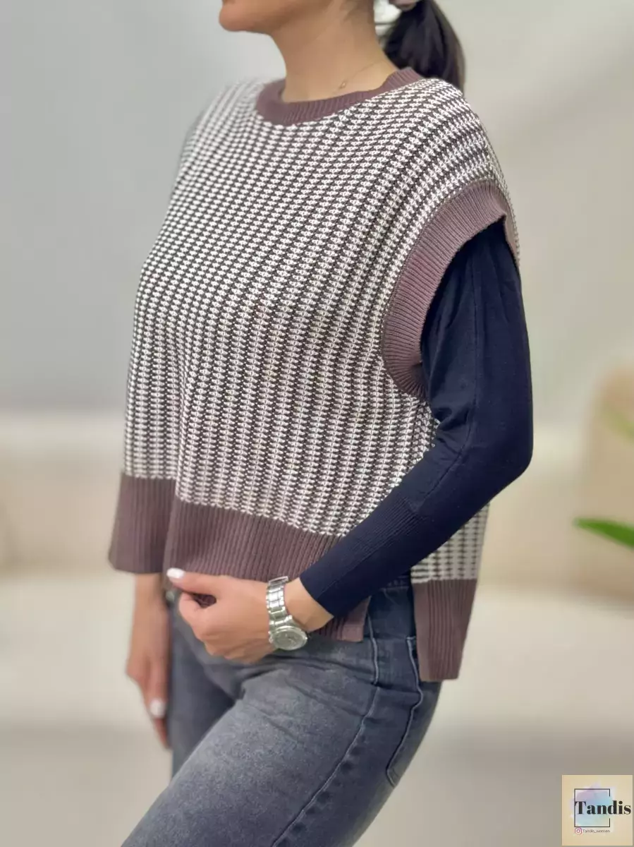 وست بافت پشت دکمه ikka