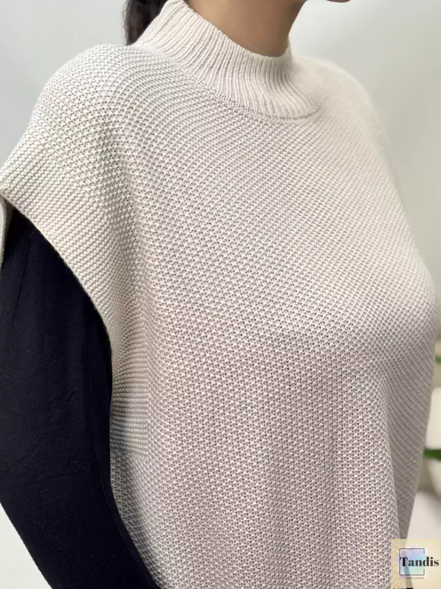 وست یقه سه سانت کرم