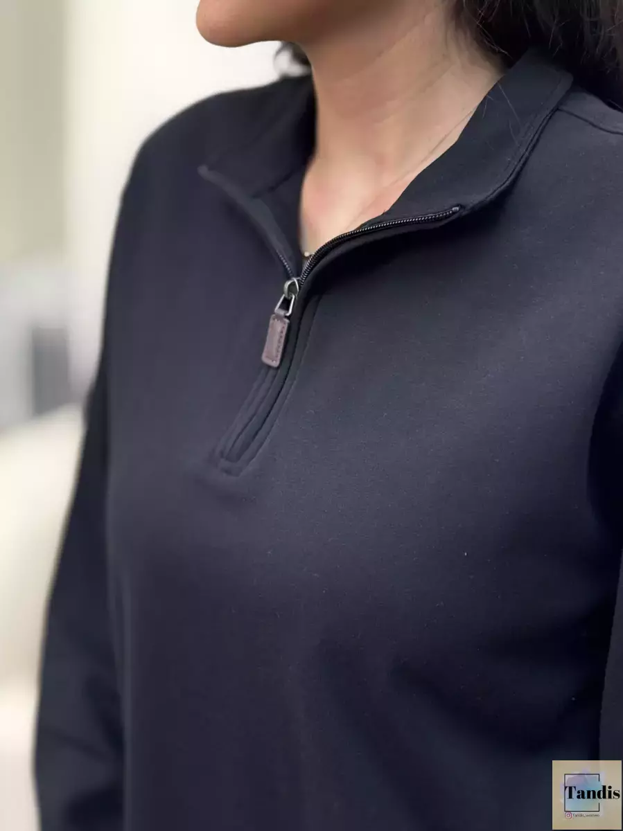 دورس نیم زیپ(سبز ومشکی)