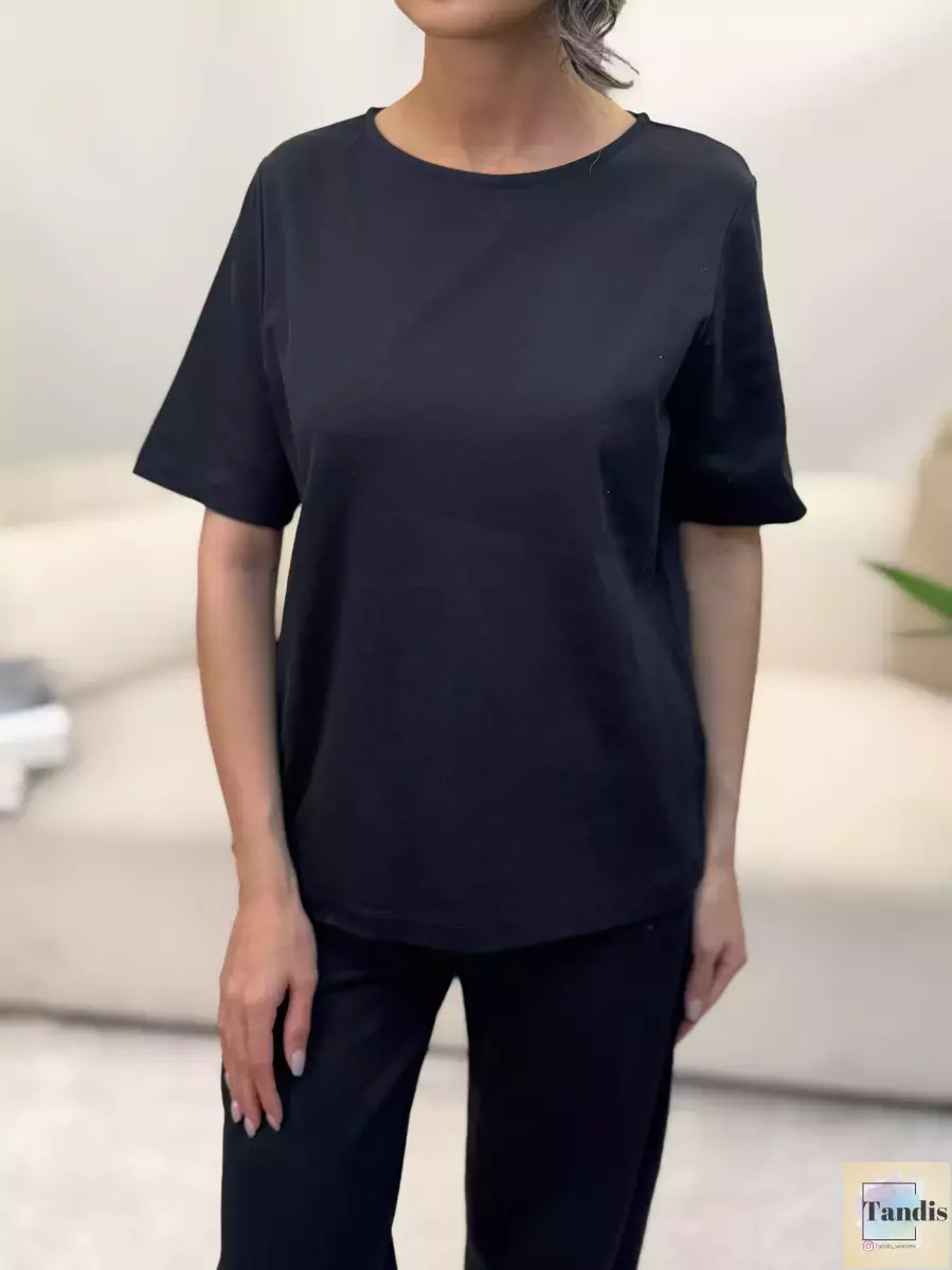 تیشرت a.v.v(آبی-هلویی-مشکی)