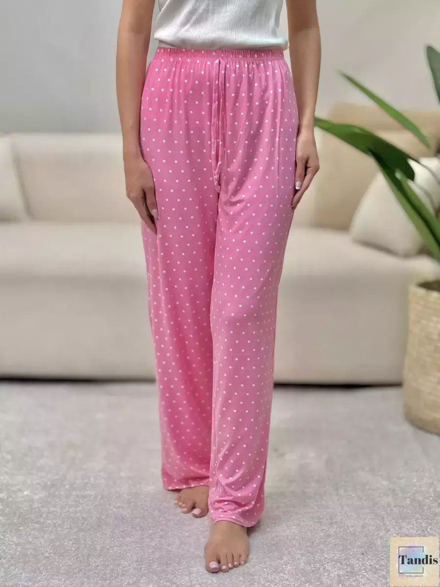 شلوار راحتی صورتی (2طرح)