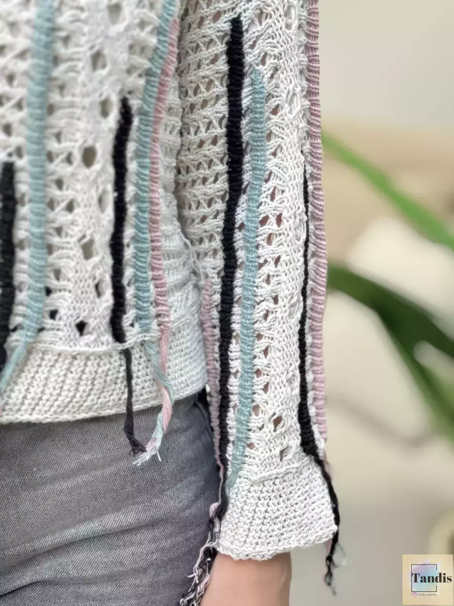 بافت خط دار ریش ریش