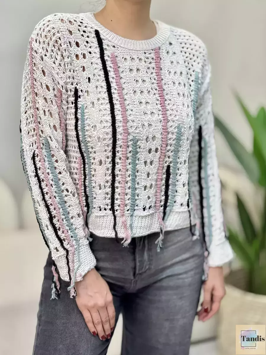 بافت خط دار ریش ریش