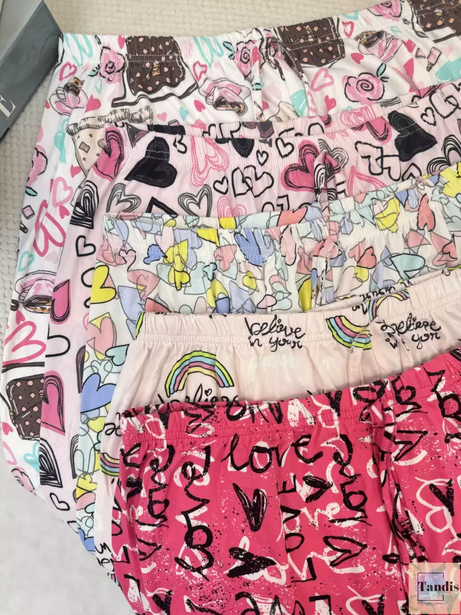 شلوارک راحتی طرح دار متنوع