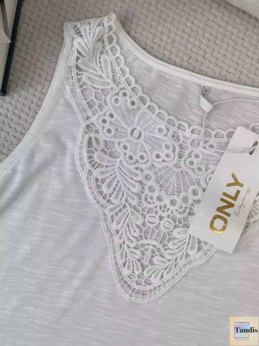 تاپ گیپوردار لیمویی و سفید