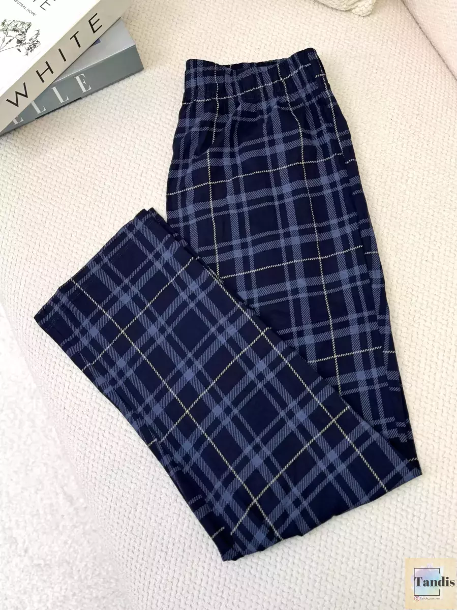 شلوار راحتی چهارخانه