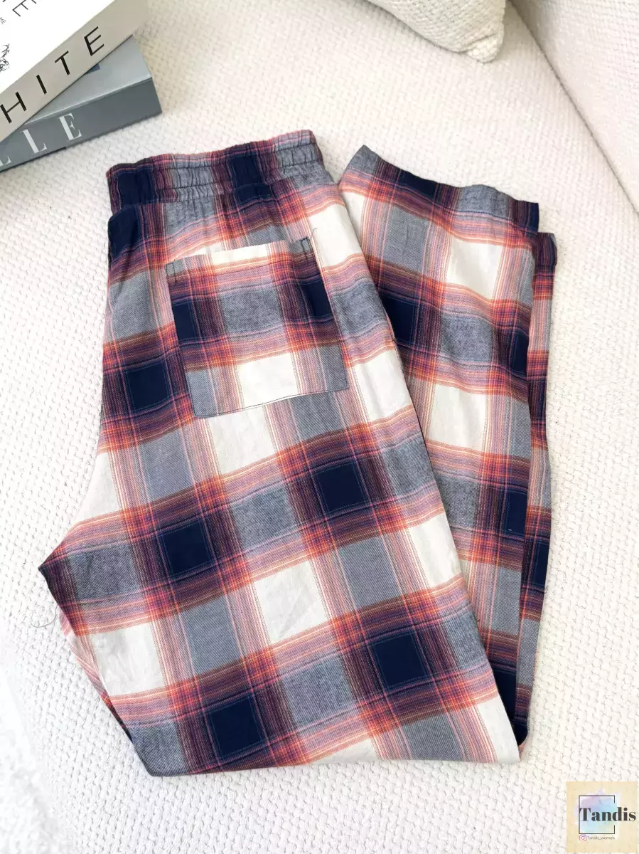 شلوار راحتی چهارخانه