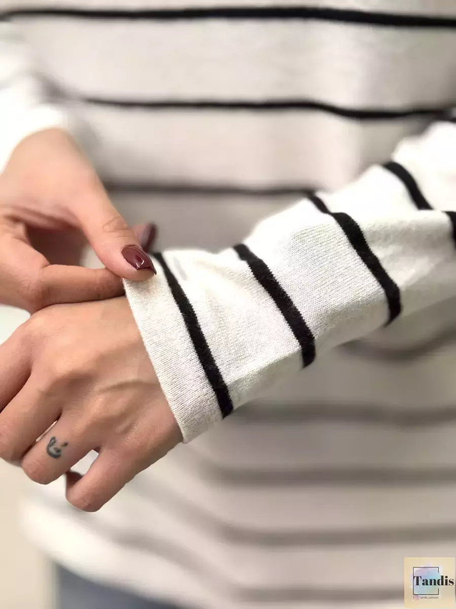 بلوز موهر راه راه N.C