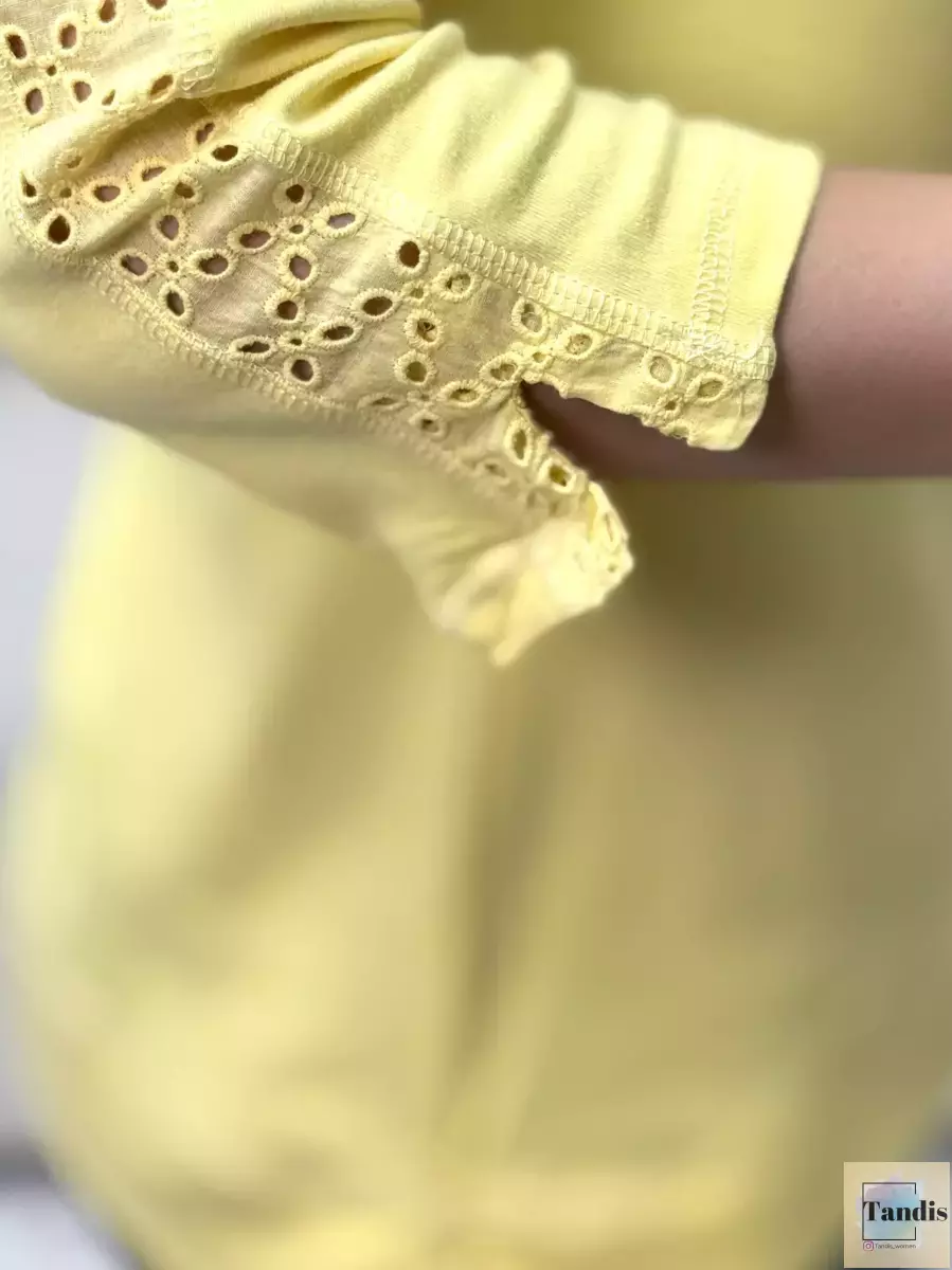 بلوز آستین بلند خامه دوزی